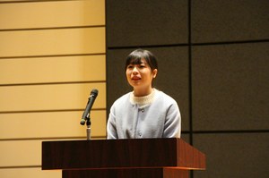 留学生スピーチコンテスト銅賞受賞<br/> マ ビンビンさん